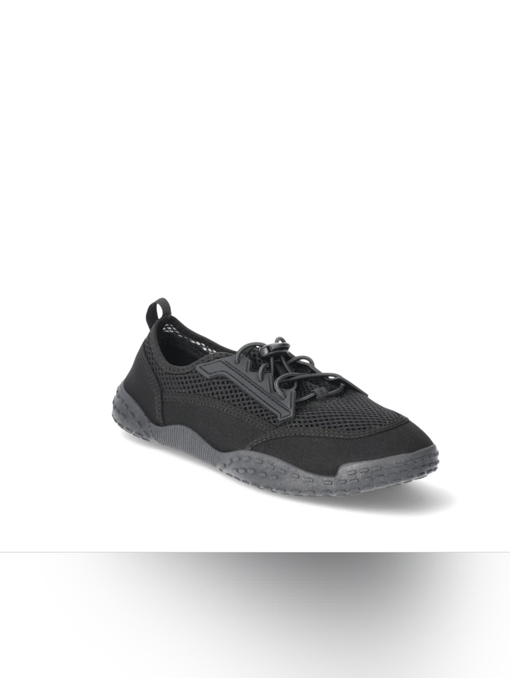 Athletic Works Women’s Black Mesh Slip-On Sneaker with Pink Insole. T5 - Picture 3 of 4